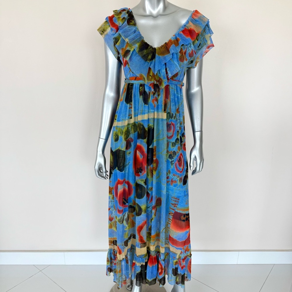 FUZZI women long dress size L Authentic Retail 850$